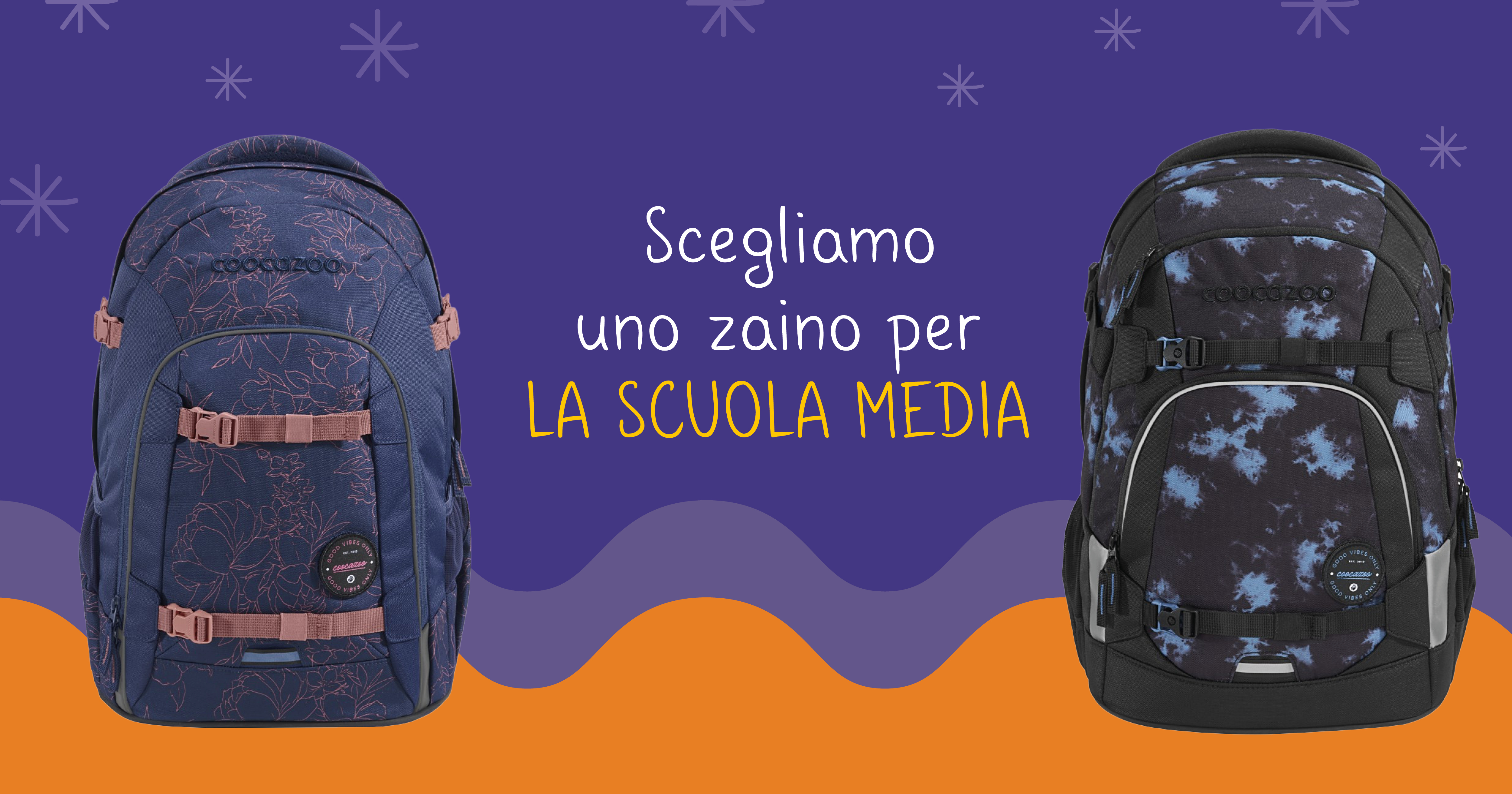 Scegliamo uno zaino per la scuola media