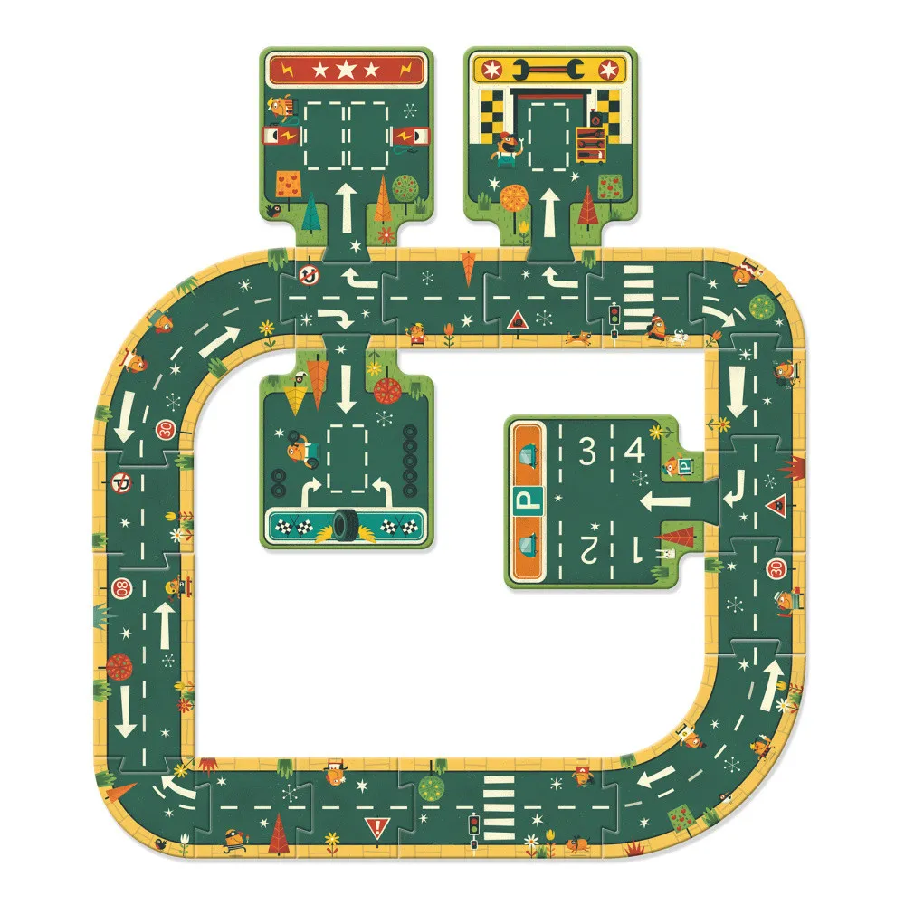 Puzzle strade Djeco