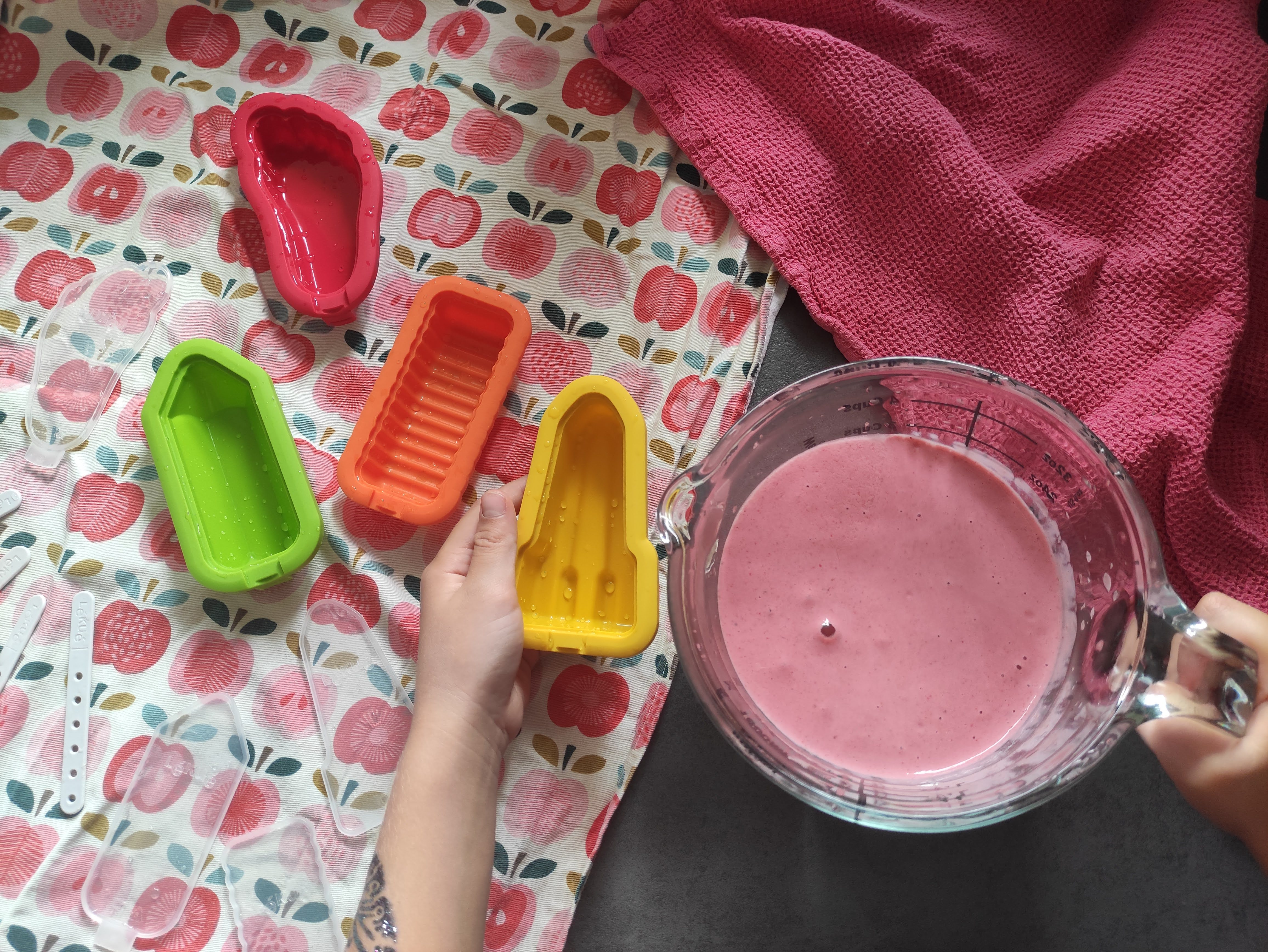 Suggerimento per una sana merenda estiva: Gelato fatto in casa