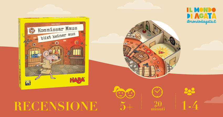 Gioco di memoria HABA: Commissario Topo - La Grande Fuga